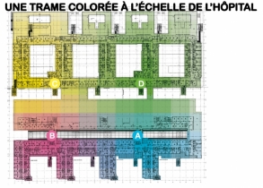 De la couleur, de l'ailleurs, de l'inattendu, V8 designers, Nouvel hôpital civil, 2011-2013